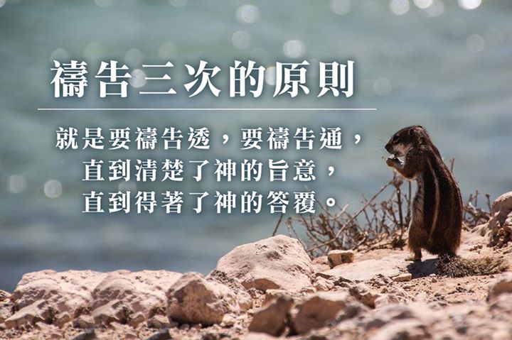【禱告】三次禱告的原則