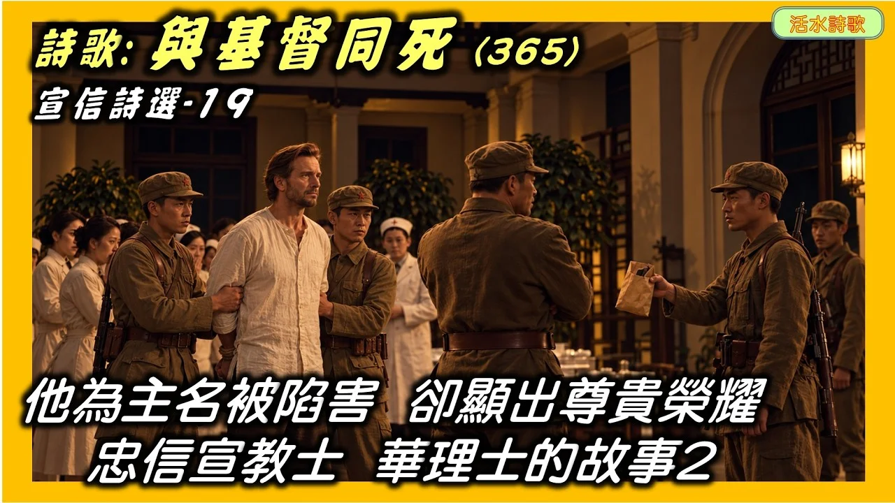 宣信詩選-19:與基督同死365... 他為主名被陷害,卻活出了尊貴榮耀的生命。忠信宣教士華理士的故事2
