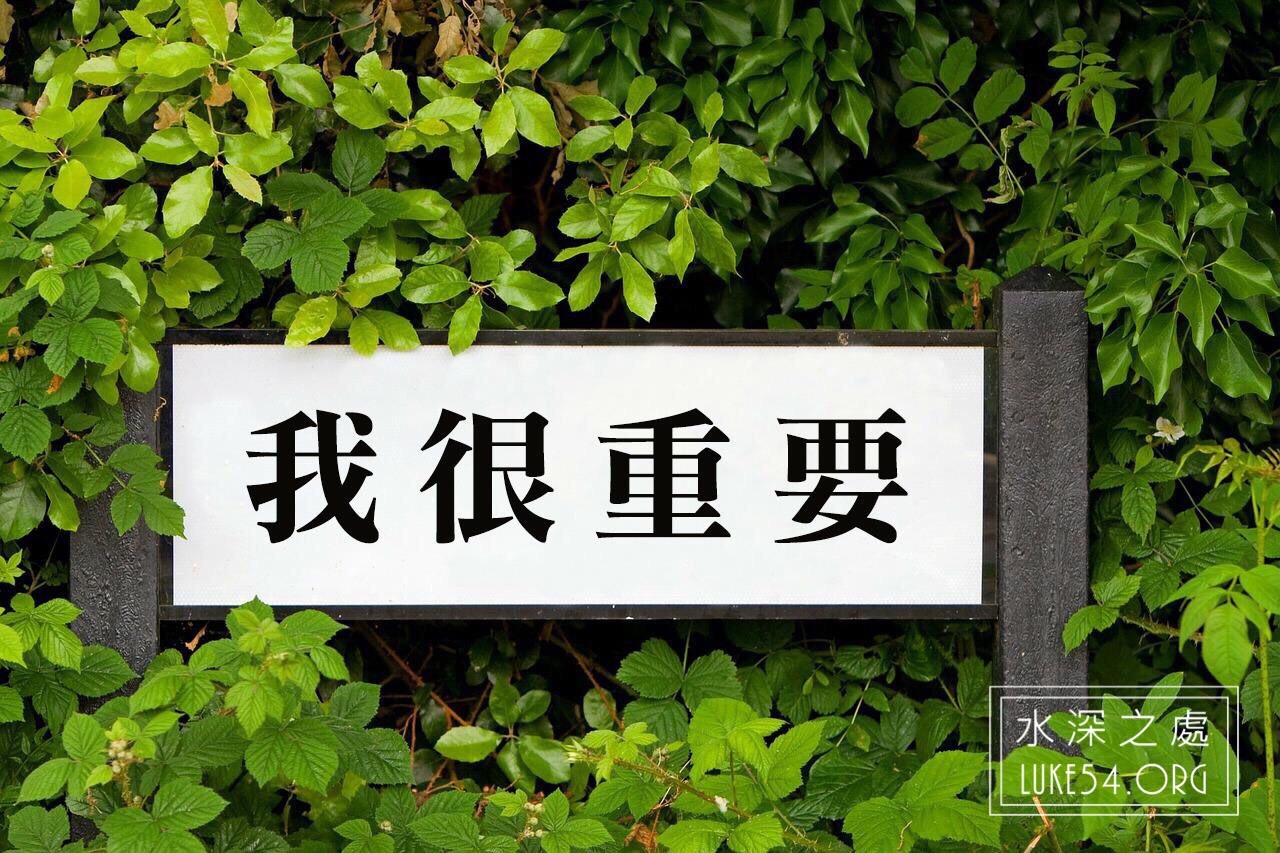 我很重要