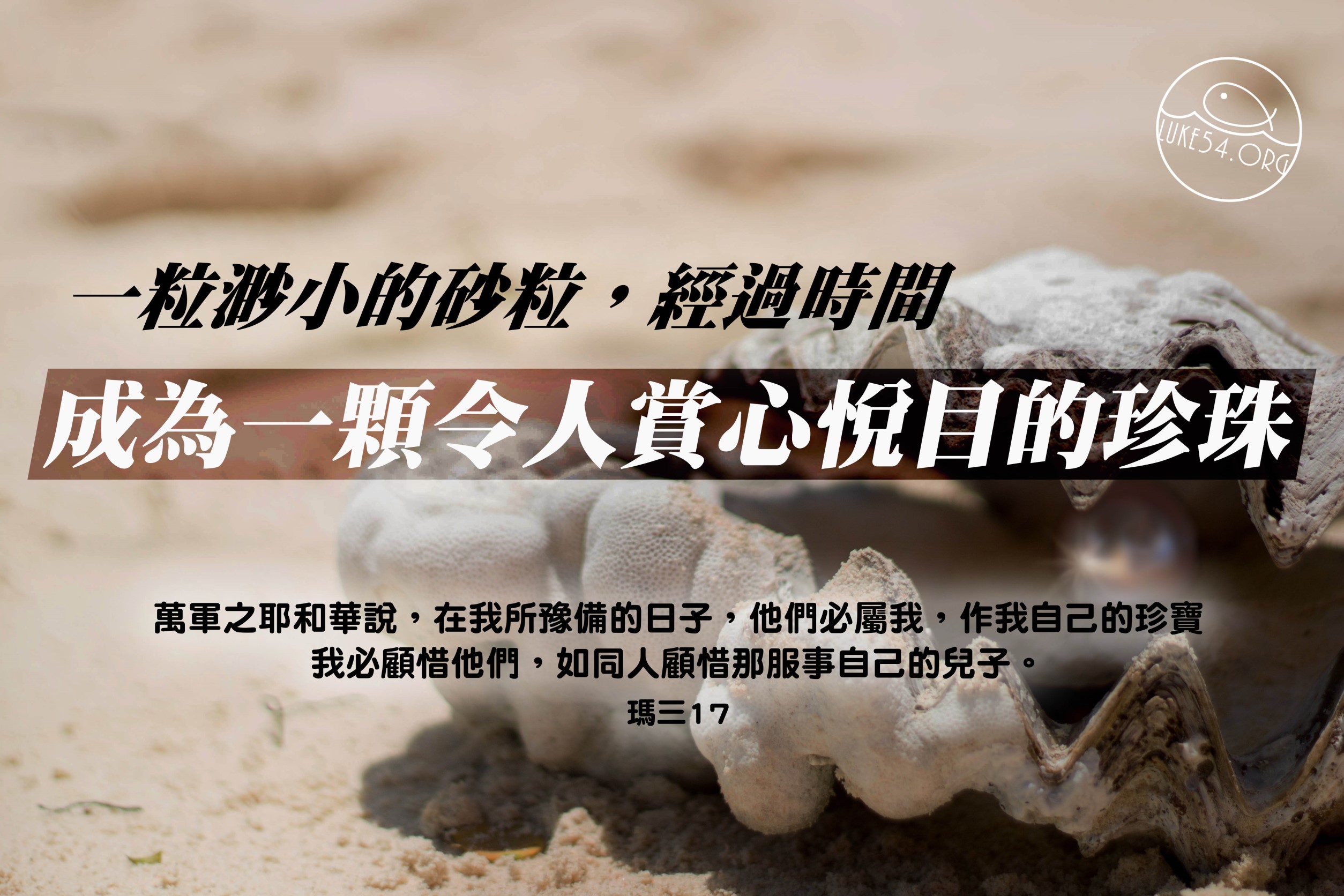 【水深LINE精選】不要總把自己當成一顆珍珠
