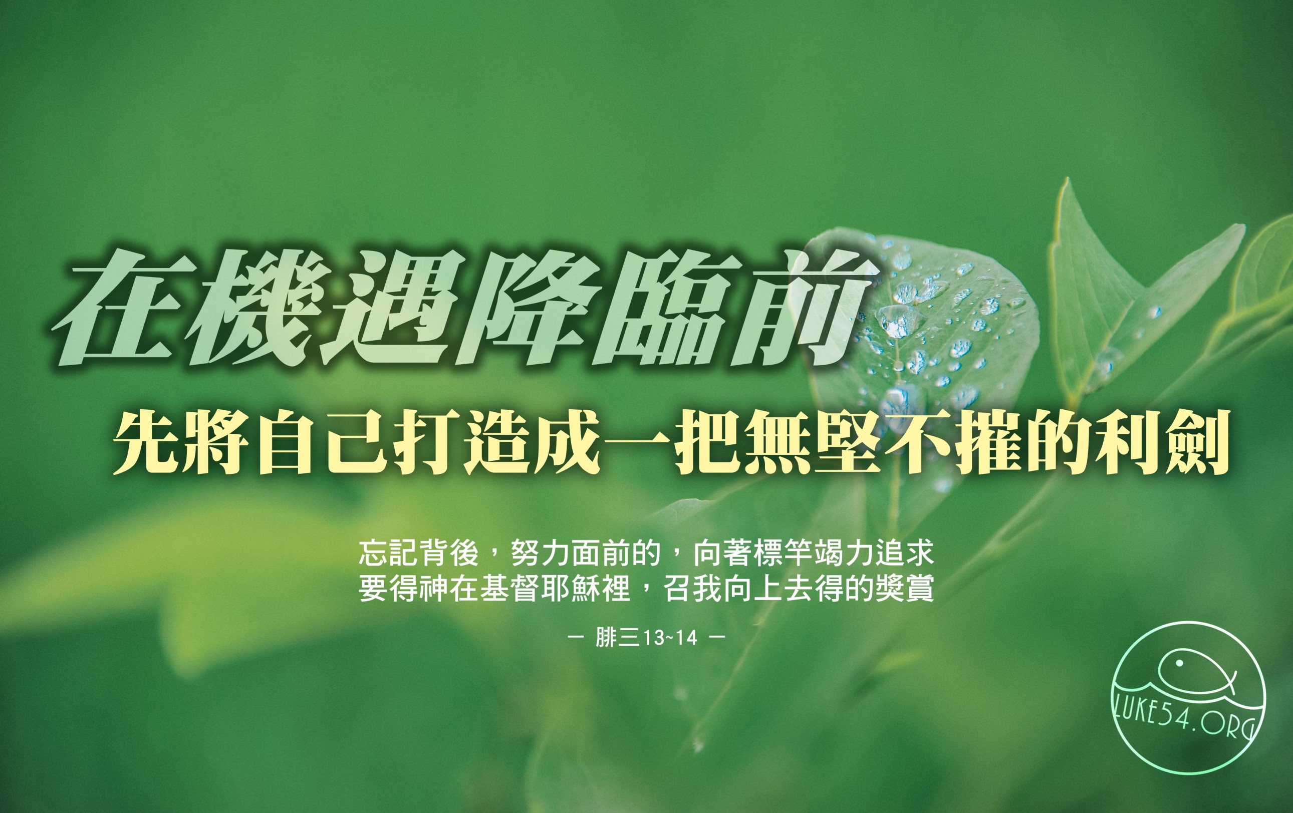 【水深LINE精選】低頭才能抬頭