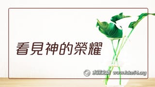 看見神的榮耀，又看見耶穌站在神的右邊