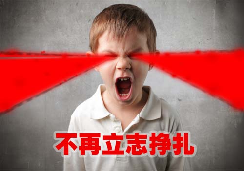 不再立志挣扎