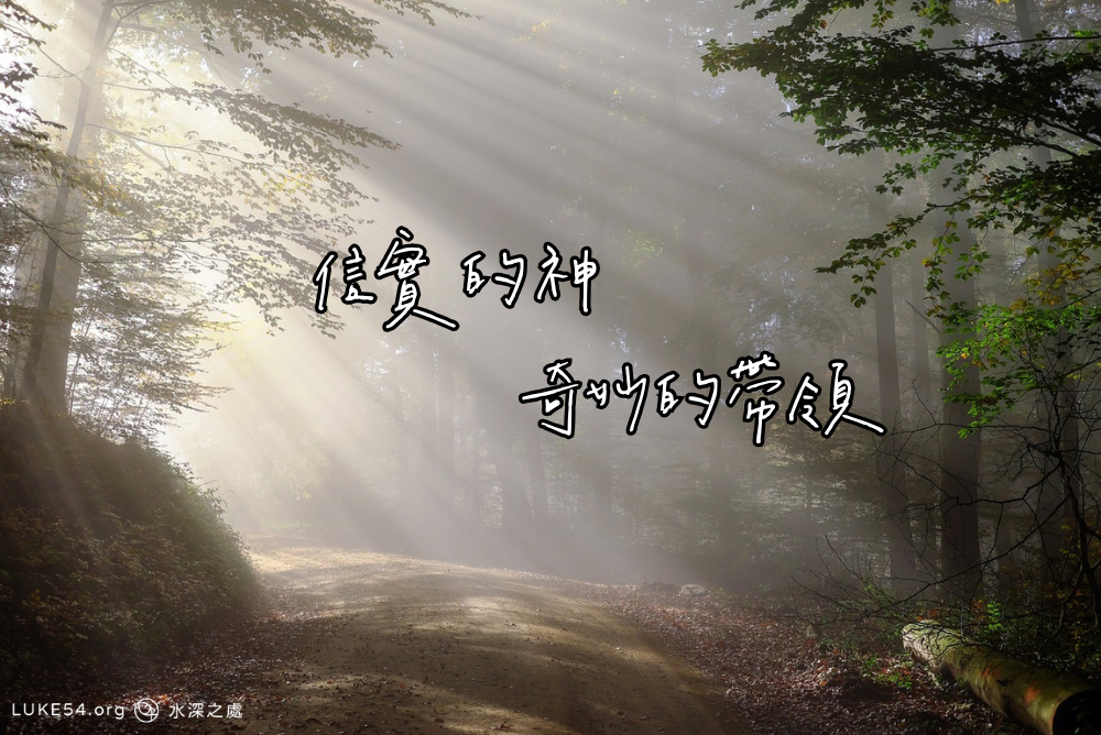信實的神,奇妙的帶領