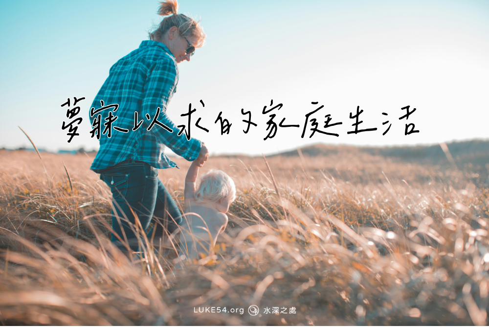 夢寐以求的家庭生活