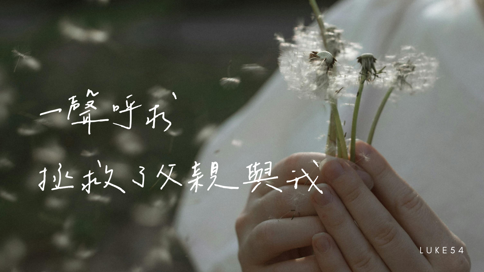 一聲呼求,拯救了父親與我