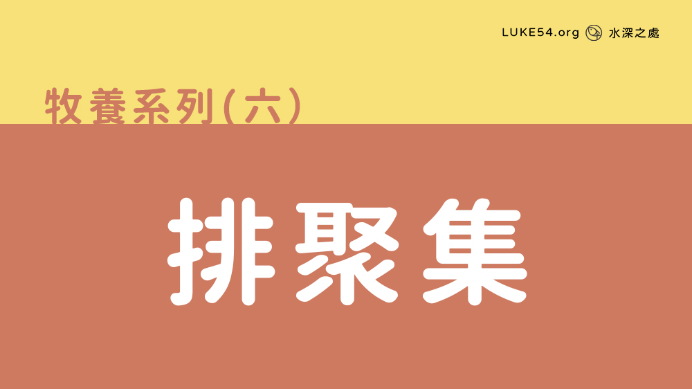 排聚集
