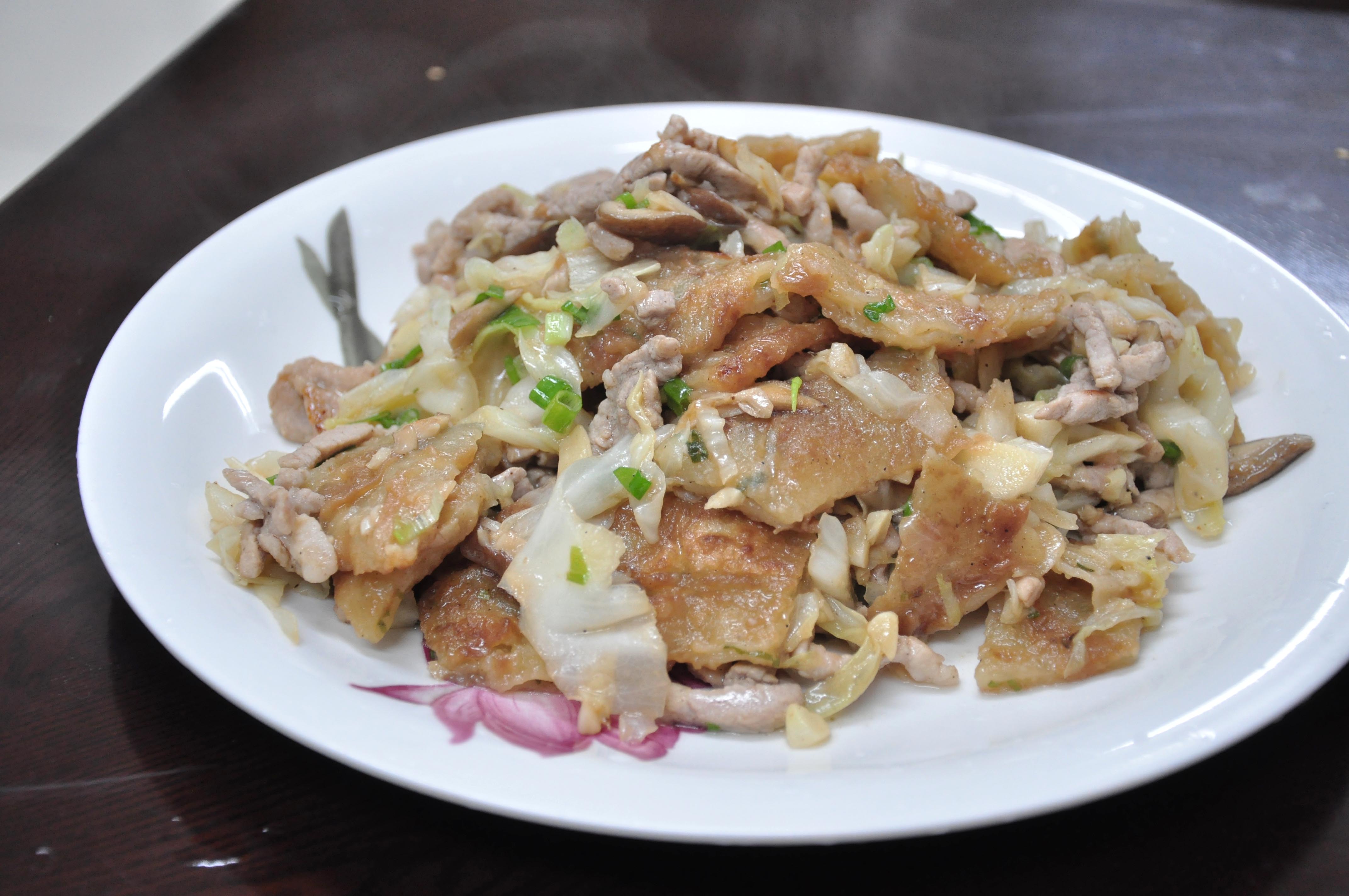 【食譜系列九】-『是主食也是一道菜』的北方炒餅~