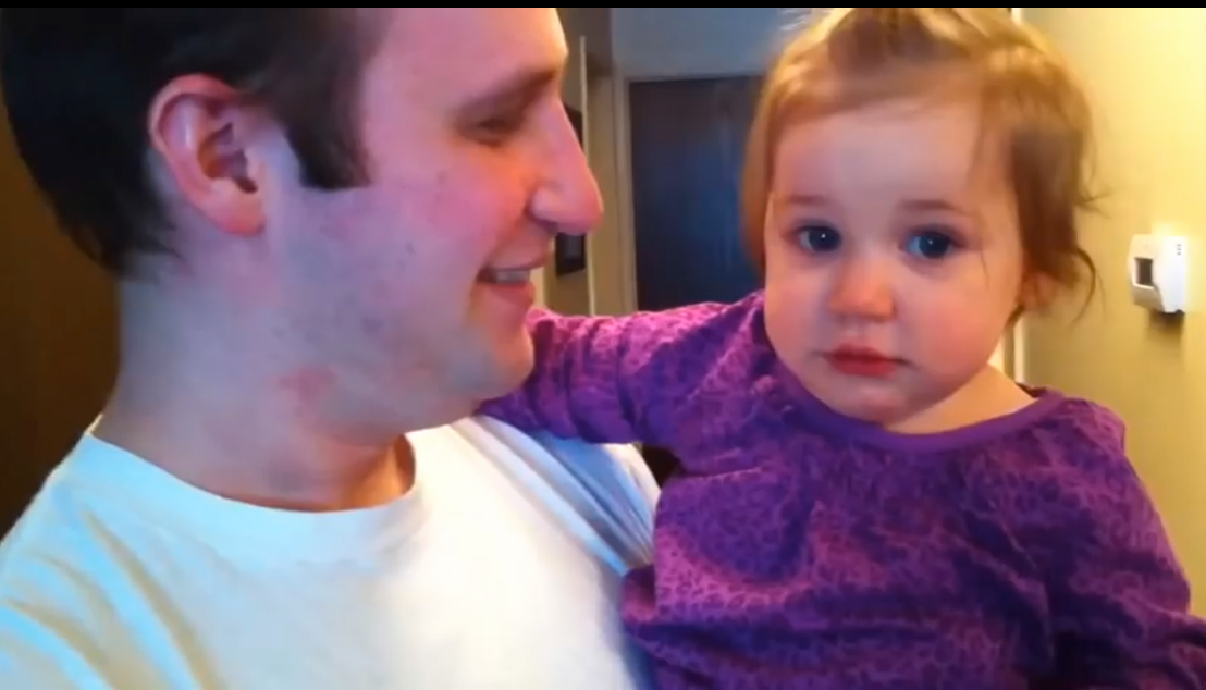 Baby Misses Dad's Beard!