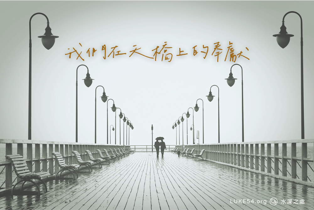 我們在天橋上的奉獻