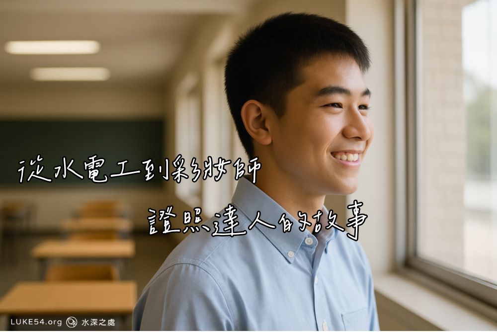 從水電工到彩妝師-證照達人的故事
