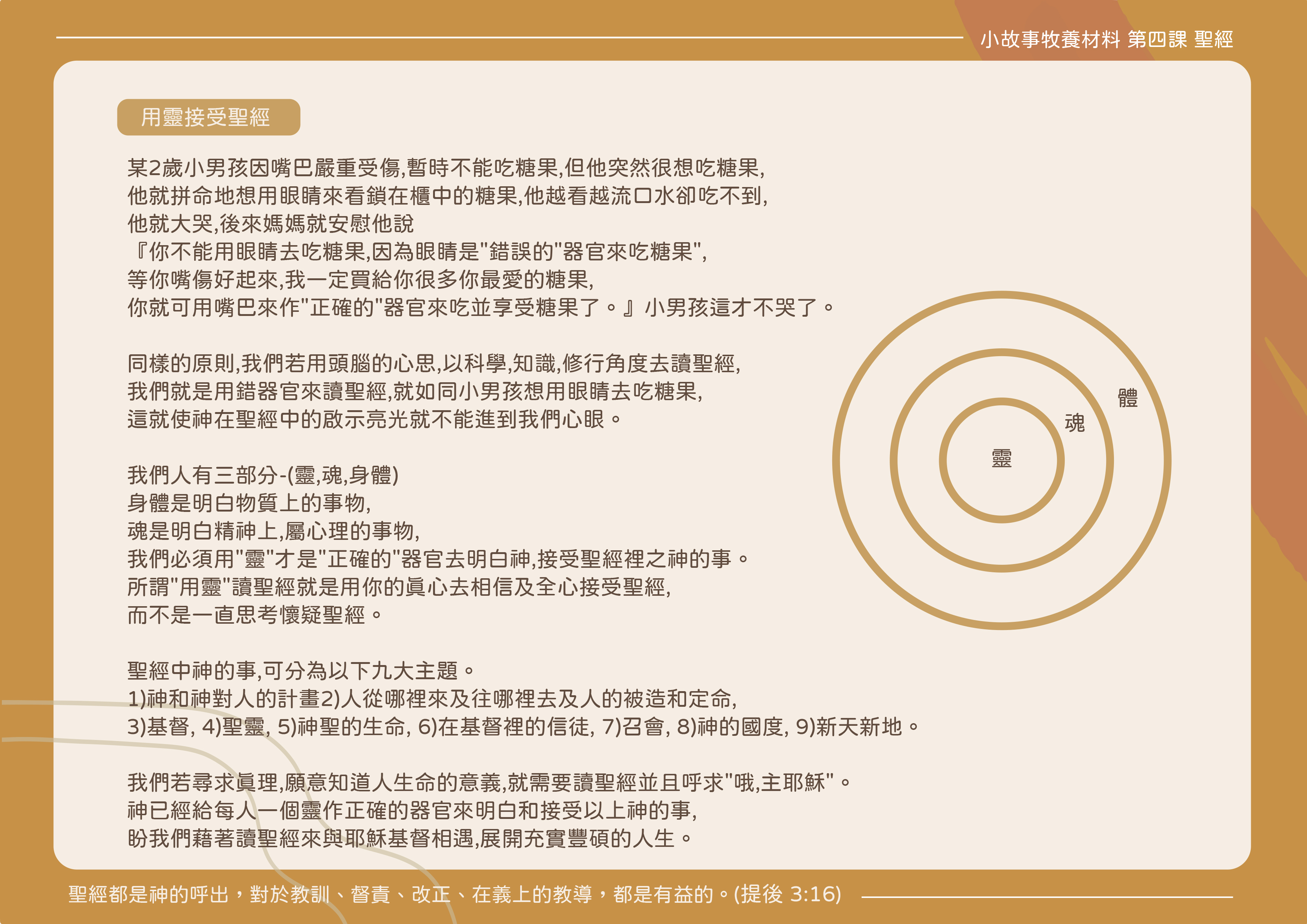 系列一 第四課  聖經
