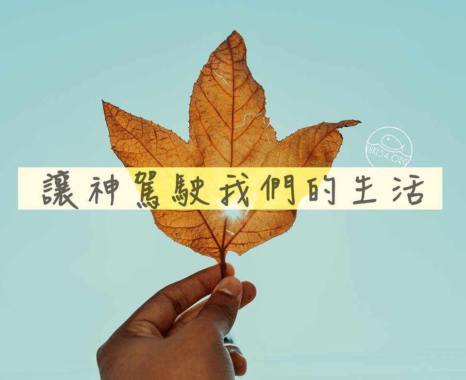 【水深LINE精選】讓神駕駛我們的生活