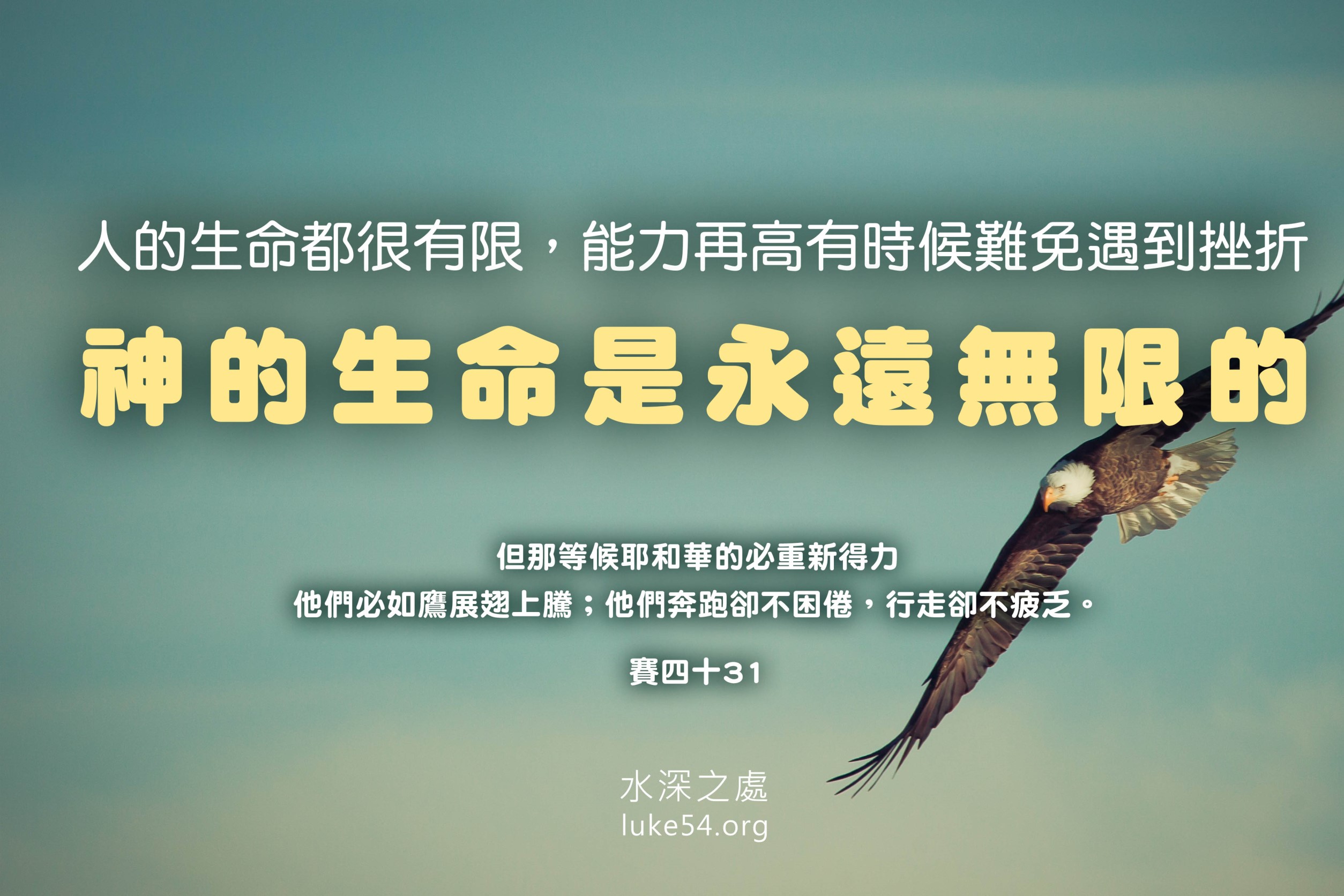 【水深LINE精選】 生命的力量