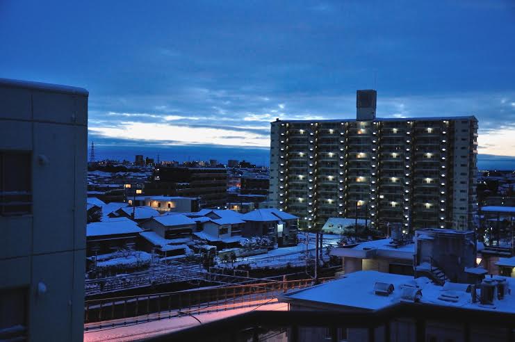 在日本,遇到二十年來最大的一場雪